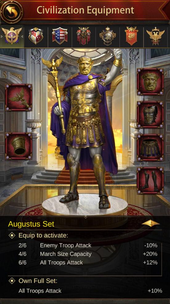 Civilization Equipment - Augustus Set-1